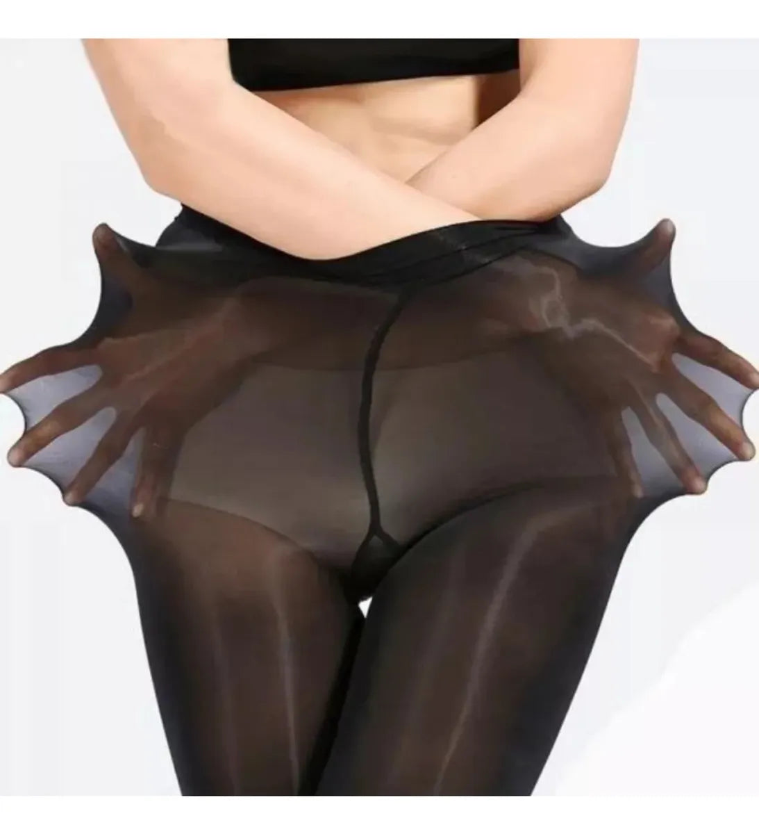 Medias anticelulíticas - Talla Unica - HASTA 90 kg -COLOR NEGRO