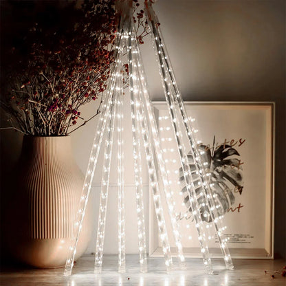 Luces Led Tipo Lagrima Meteoro 50 Cm - MULTICOLOR.