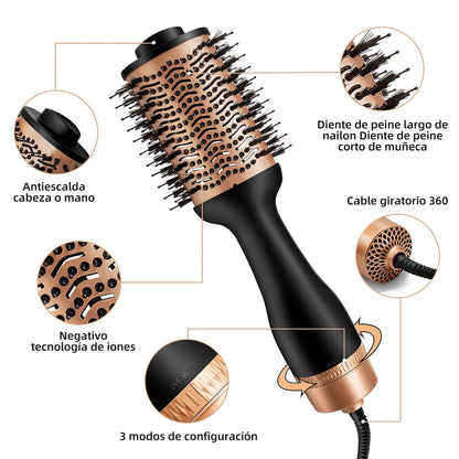 Cepillo Secador Modelador Keratin 3D