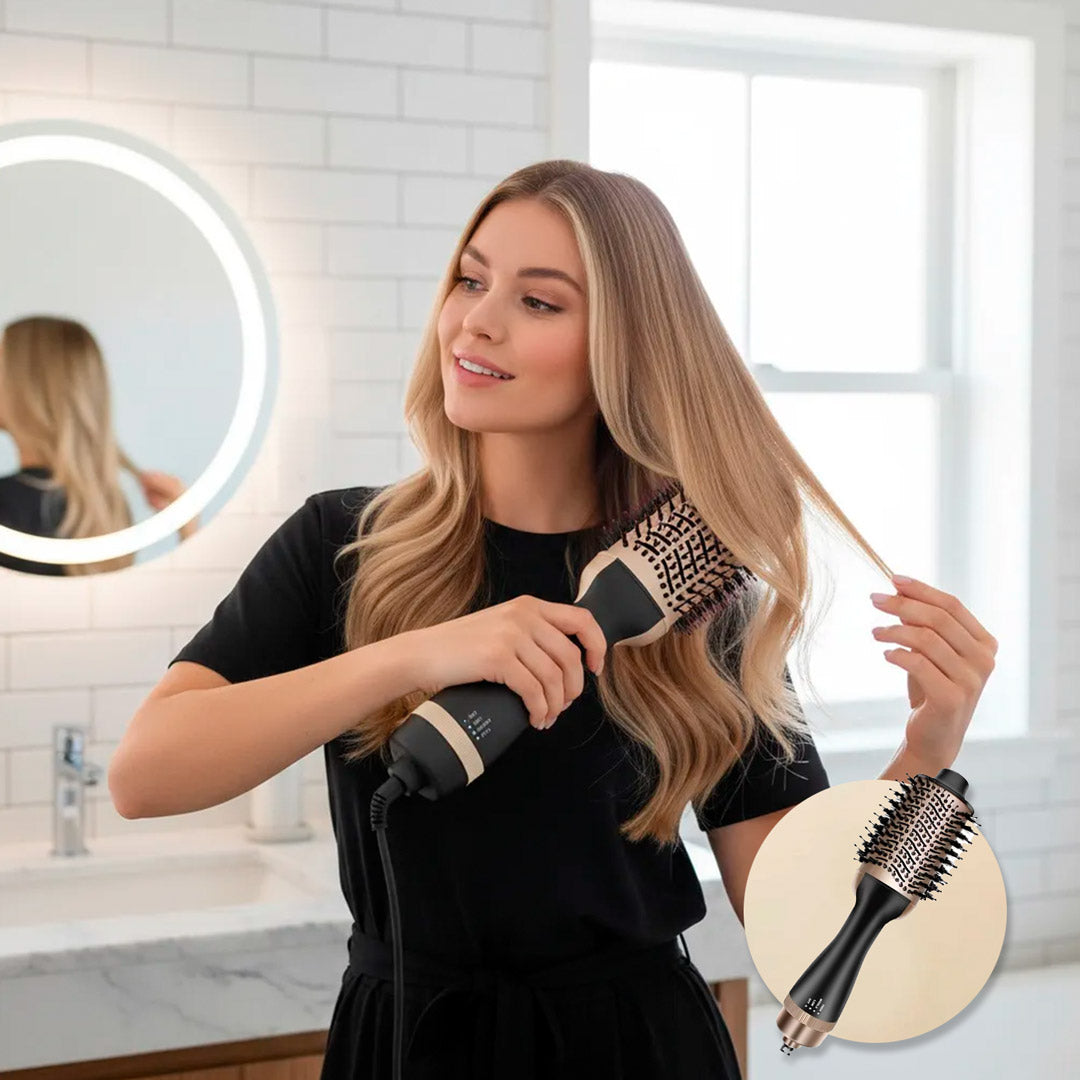 Cepillo Secador Modelador Keratin 3D