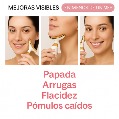 Masajeador facial recargable